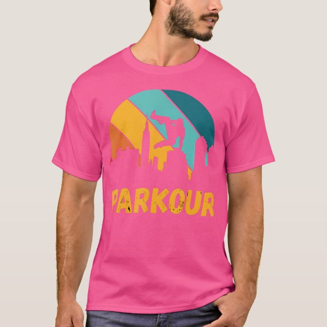 T-shirt Love Parkour Men Shirt Parkour Gifts For Boys Kids (Devant)
