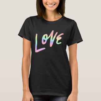 T-shirt Love Pastel Rainbow Love Cool