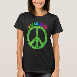 T-shirt Love Peace 60s les années 70 Hippie Costume Love P