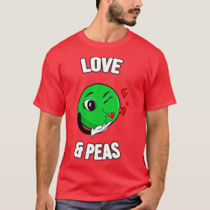 T-shirt Love Peas Funny Pea Love Pun Vegetable