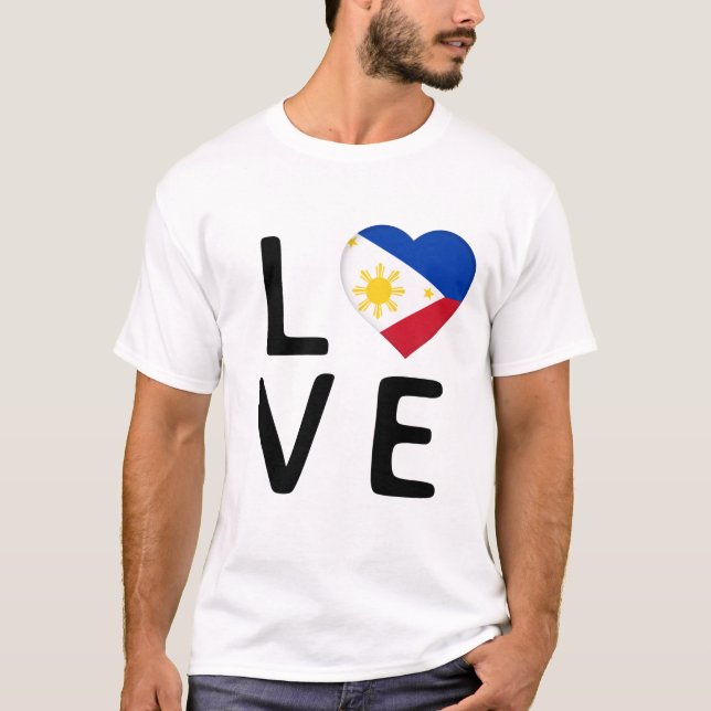 T-shirt Love - Philippines (Devant)