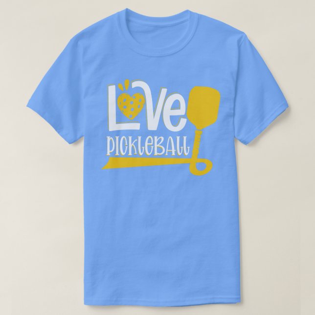 T-shirt Love pickleball (Design devant)