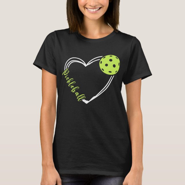 T-shirt Love Pickleball Femmes (Devant)