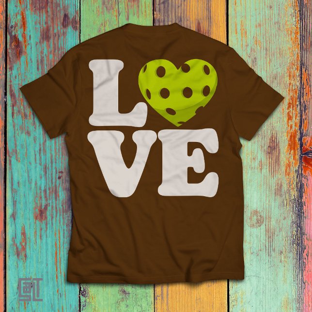T-shirt Love Pickleball Heart (Créateur téléchargé)