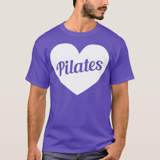 T-shirt Love Pilates Pilates Lover Pilates Dans Mon Coeur