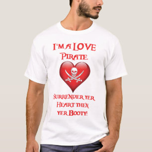 T-shirt Love Pirate - Rendez votre coeur