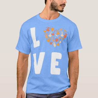 T-shirt Love Poterie Chemise Coeur Cadeau Femme Argile Cér