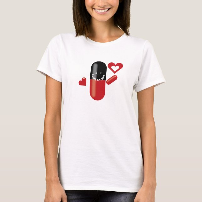 T-shirt Love Potion Pill (Devant)
