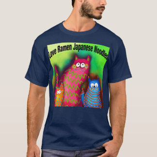 T-shirt Love Ramen nouilles japonaises835