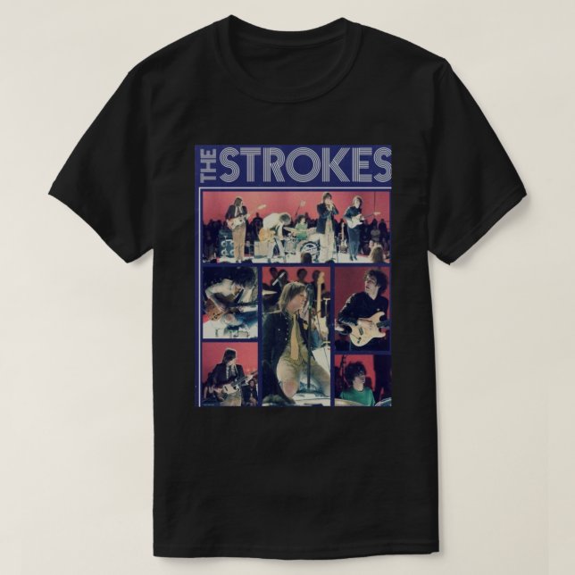 T-shirt Love Rock Band The Strokes Drôle Design (Design devant)