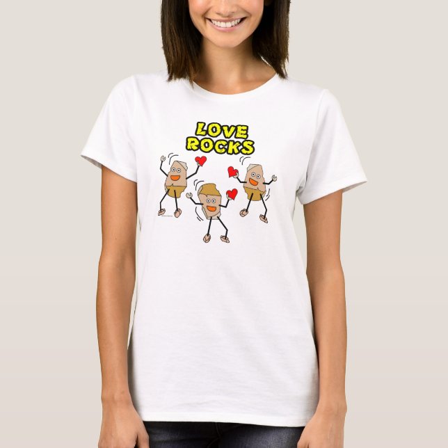 T-shirt Love Rocks (Devant)