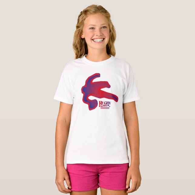 T-SHIRT LOVE RUGBY BY MASANSER PIXELAT (Devant entier)
