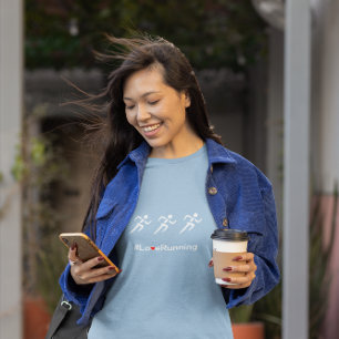 T-shirt Love Runner slogan runners