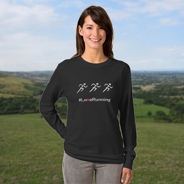 T-shirt Love Running hashtag slogan runners (Créateur téléchargé)