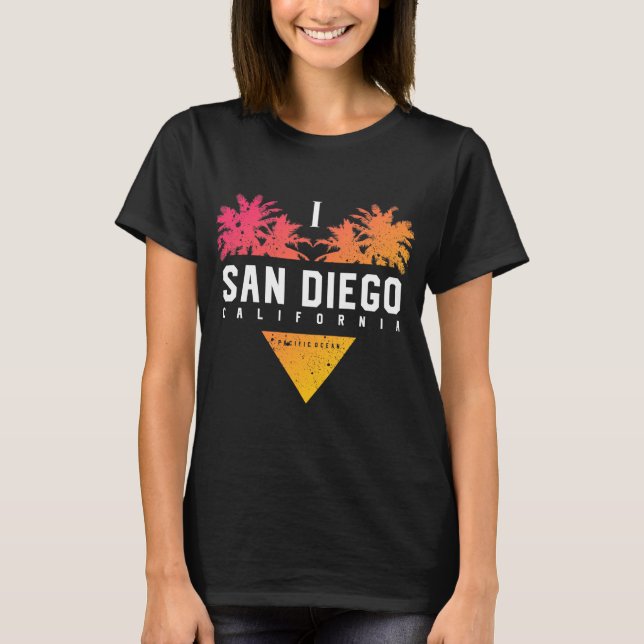T-shirt Love San Diego (Devant)