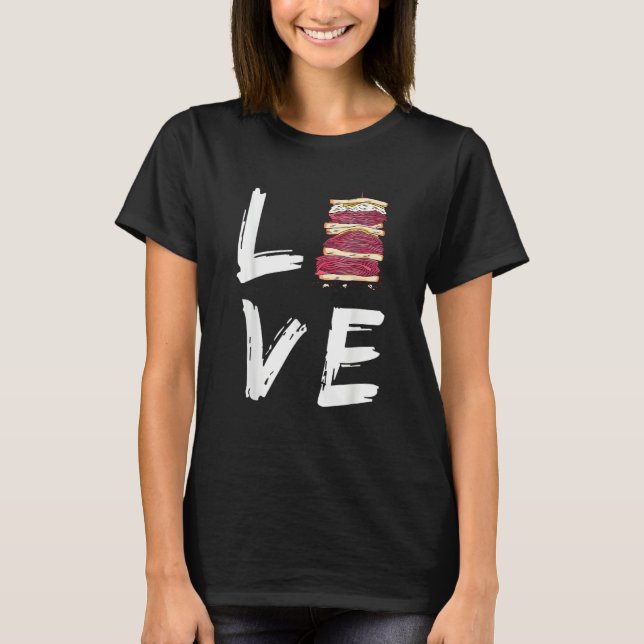 T-shirt Love Sandwich  National Sandwich Day Food (Devant)