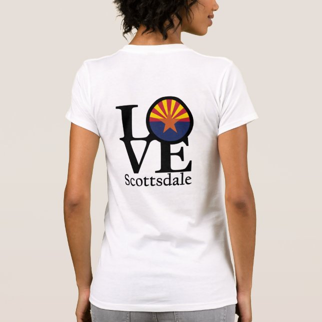 T-shirt LOVE Scottsdale (Dos)