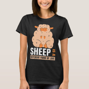 T-shirt Love Sheep Art