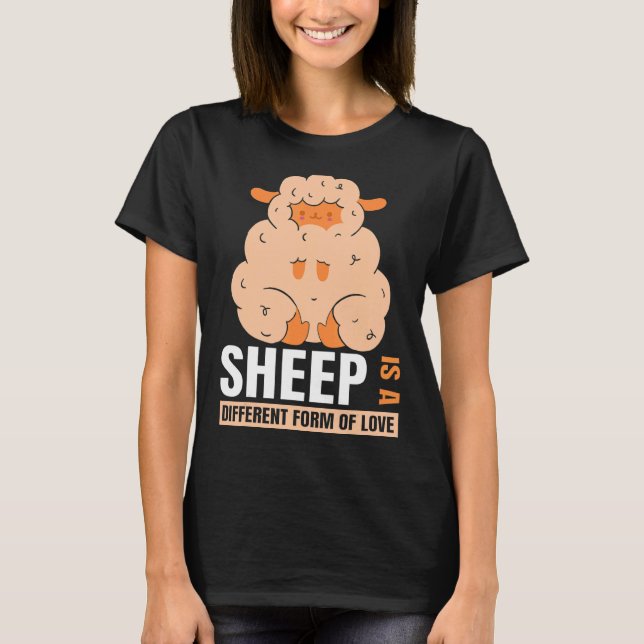 T-shirt Love Sheep Art (Devant)