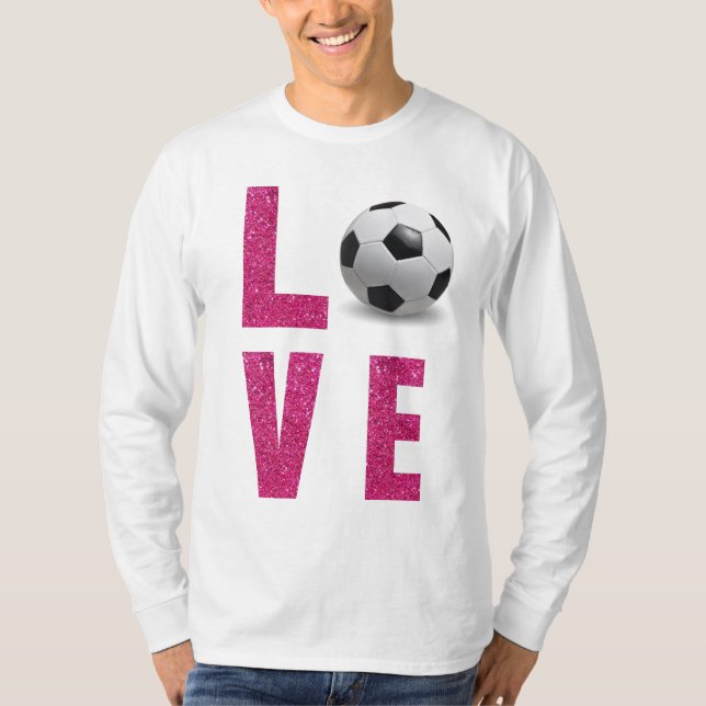 T-shirt Love Soccer (Devant)