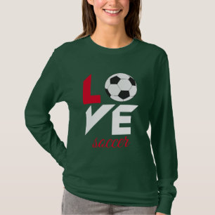 T-shirt Love soccer