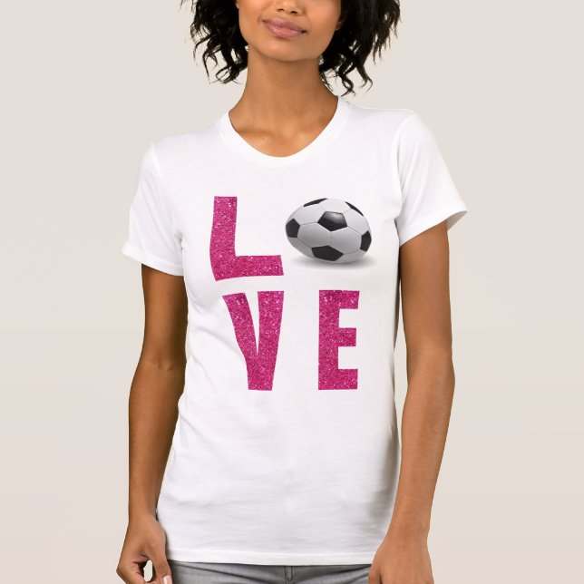 T-shirt Love Soccer (Devant)