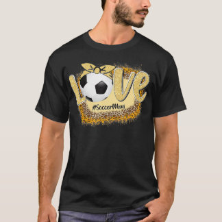 T-shirt Love Soccer Mimi Leopard