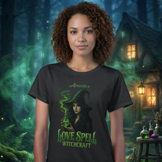 T-shirt Love Spell Witchcraft Personalized Gothic Witch