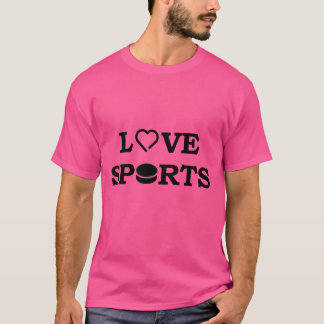 T-shirt Love Sports Hockey