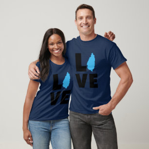 T-shirt Love St Lucia