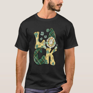 T-shirt Love St Patrick's Day Gnome Lucky C Shamrock Horse