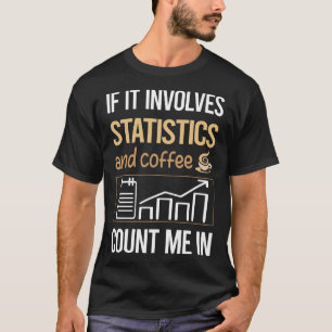 T-shirt Love Statistiques sur le café