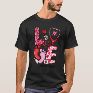 T-shirt LOVE Stethoscope NICU Nurse Life Valentine's Day G