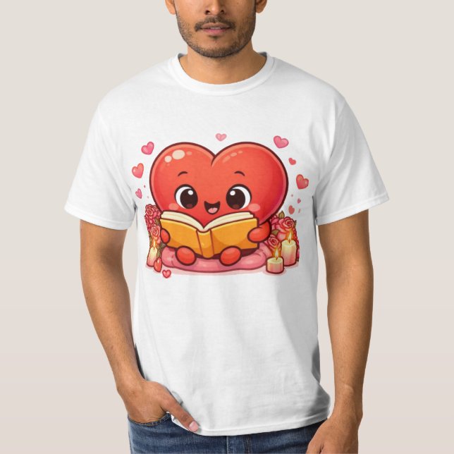 T-shirt Love Stories Begin Within the Heart (Devant)