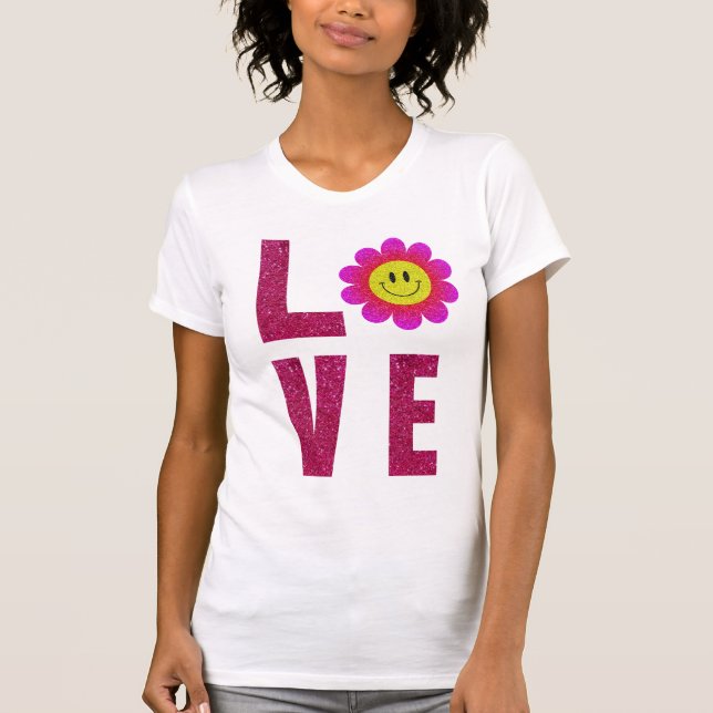 T-shirt Love Sunflower (Devant)
