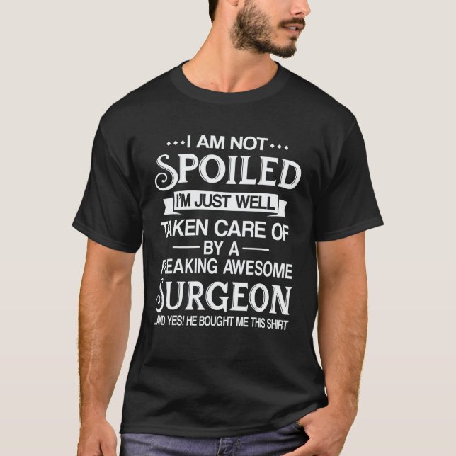 T-shirt Love Surgeon Wife Girlfriend Surgeon Expert Doctor (Devant)