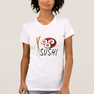 T-shirt Love Sushi Planète Organique Chemises