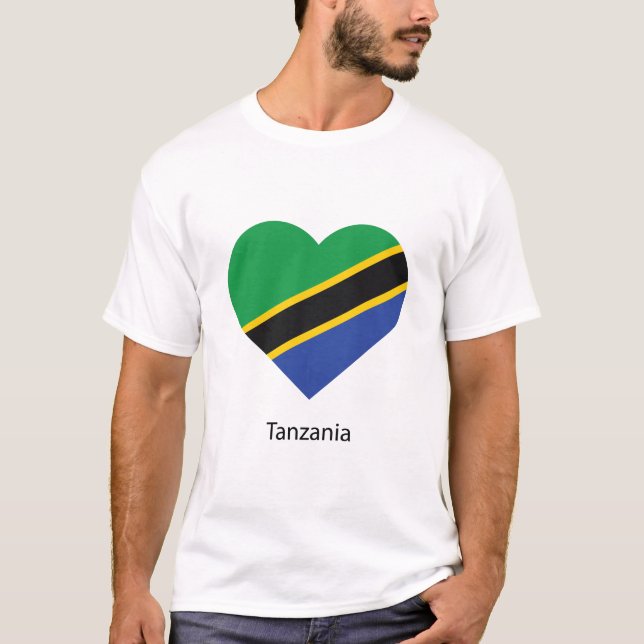 T-shirt Love Tanzania (Devant)