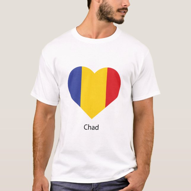 T-shirt Love Tchad (Devant)