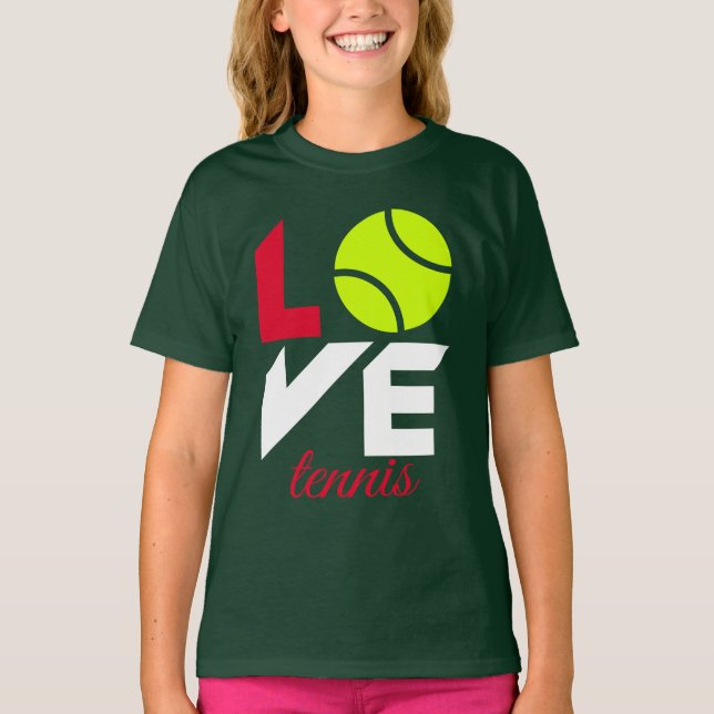 T-shirt Love tennis (Devant)