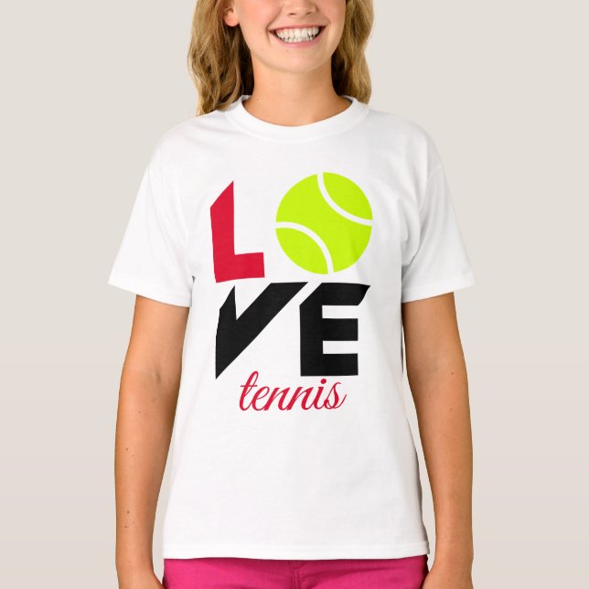 T-shirt Love tennis (Devant)