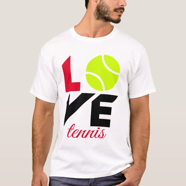 T-shirt Love tennis (Devant)