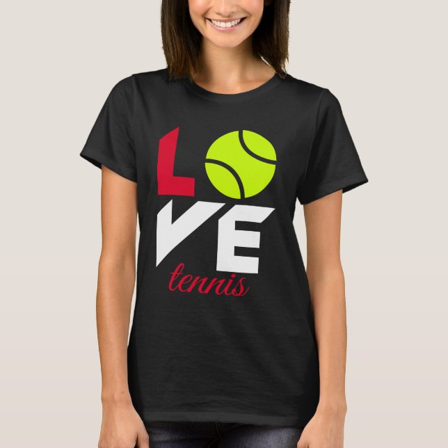T-shirt Love tennis (Devant)