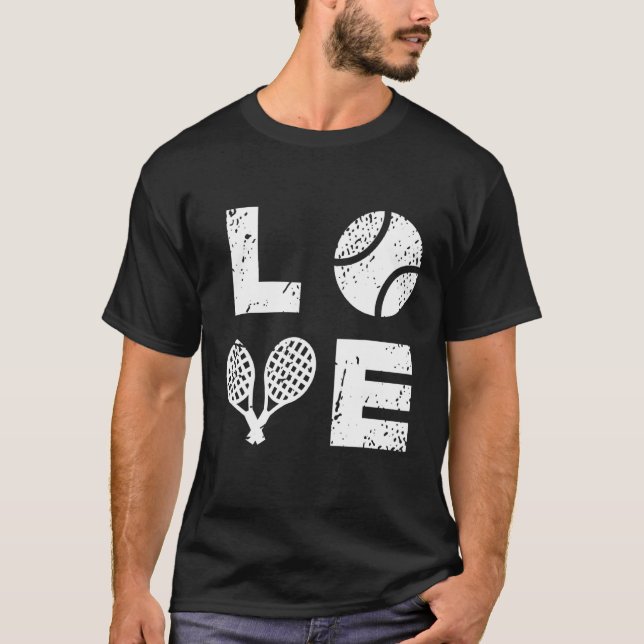 T-shirt Love Tennis Cool Tennis Gear For Tennis Player Co (Devant)
