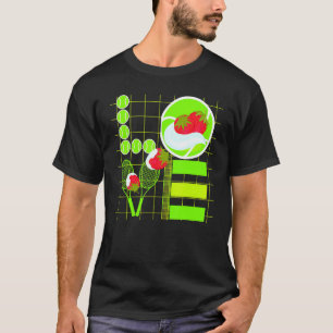 T-shirt Love Tennis Tennis Ball J'Ai Appelé En Malade À Êt