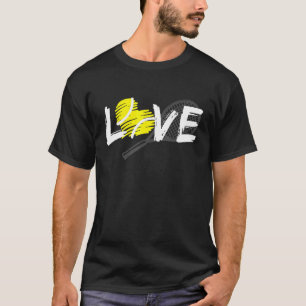 T-shirt Love Tennis Trainer Joueur Coach Racket Sport Ball