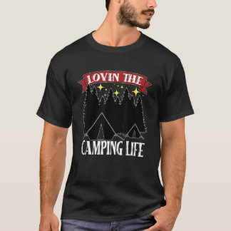 T-shirt Love the Camping Life Adventure Nature