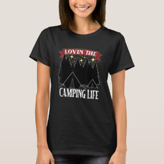T-shirt Love the Camping Life Adventure Nature