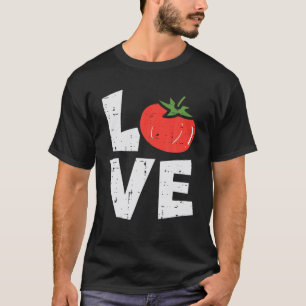 T-shirt Love Tomato Gardening Vegetable Plant Gardener Men