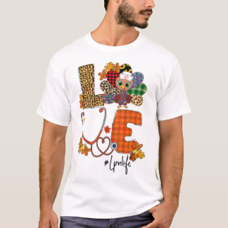 T-shirt Love Turquie Stethoscope Lpn Infirmière Vie Thanks